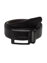 Load image into Gallery viewer, Men Black & Brown Reversible Genuine Leather Belt