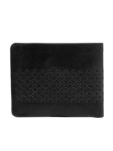 Load image into Gallery viewer, Teakwood Men Genuine Leather Black Bi fold wallets