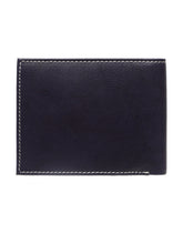 Load image into Gallery viewer, Teakwood Genuine Leather Men Antique Blue Solid Two Fold Leather Wallet - Clearance sale
