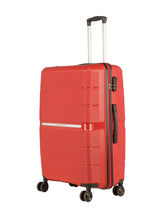 Load image into Gallery viewer, Teakwood Unisex Red Trolley Bag - Set Of Three