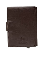 Load image into Gallery viewer, Teakwood Genuine Leathers Men Brown Solid Leather Card Holder