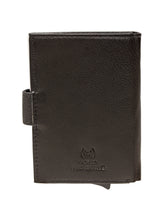 Load image into Gallery viewer, Teakwood Genuine Leathers Men Black Solid Leather Card Holder
