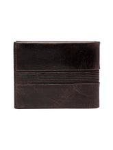 Load image into Gallery viewer, Teakwood Genuine Leather Brown Colour Two Fold Wallet