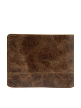 Load image into Gallery viewer, Teakwood Men Genuine Leather Crunch Brown Colour Bi Fold Wallets - Clearance sale