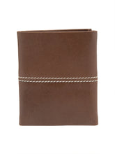 Load image into Gallery viewer, Teakwood Men Genuine Leather Tri Fold Wallet
