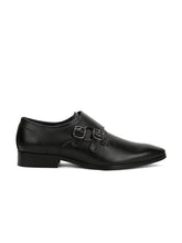 Load image into Gallery viewer, Teakwood Men Genuine Leather Double-Strap Monk Shoes