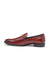 Load image into Gallery viewer, Teakwood Genuine leather Men Brown Formal Slip-On Shoes