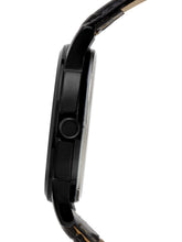 Load image into Gallery viewer, Teakwood Leather Black Men's Analog Watch