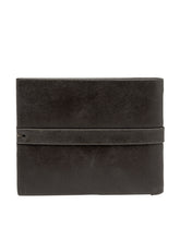 Load image into Gallery viewer, Teakwood Men Genuine Leather Chocolate Brown Bi fold wallets