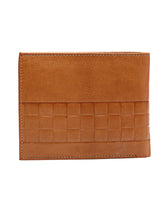 Load image into Gallery viewer, Teakwood Genuine Leather Tan Colour Two Fold Wallet
