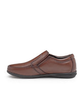 Load image into Gallery viewer, Teakwood Genuine leather Men Tan Slip-On Sneakers