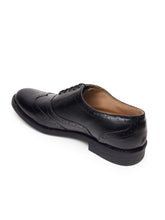 Load image into Gallery viewer, Teakwood Genuine Leather Black Oxford Shoes