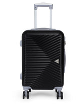 Load image into Gallery viewer, Teakwood Unisex Black Trolley Bag - Small