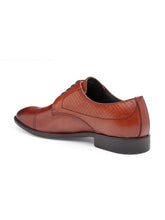 Load image into Gallery viewer, Teakwood Men Genuine Leather Two toned Wing Cap Derby Formal Shoe