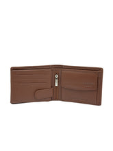 Load image into Gallery viewer, Teakwood Men Genuine Leather Rust Bi fold wallet