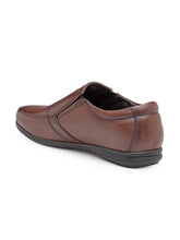 Load image into Gallery viewer, Teakwood Genuine leather Men Tan Slip-On Sneakers