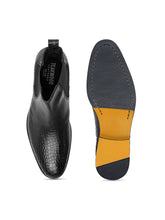 Load image into Gallery viewer, teakwood-leathers-mens-black-chelsea-boots