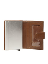 Load image into Gallery viewer, Teakwood Genuine Leathers Men Tan Solid Leather Card Holder