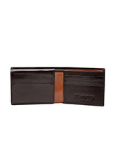 Load image into Gallery viewer, Teakwood Genuine Leather Brown Colour Two Fold Wallet
