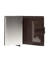 Load image into Gallery viewer, Teakwood Genuine Leathers Men Brown Solid Leather Card Holder