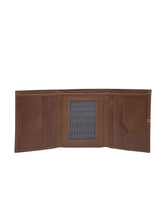 Load image into Gallery viewer, Teakwood Men Genuine Leather Tri Fold Wallet