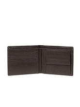 Load image into Gallery viewer, Teakwood Unisex Genuine Leather Brown Bi Fold RFID Solid Wallet