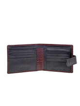 Load image into Gallery viewer, Teakwood Unisex Genuine Leather Brown Bi Fold RFID Solid Wallet