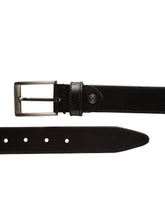 Load image into Gallery viewer, Teakwood Men Black Genuine Leather Belt - Clearance sale