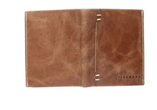 Load image into Gallery viewer, Teakwood Men Genuine Leather Textured Bi-Fold Wallet with Contrast Stitch