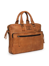 Load image into Gallery viewer, Teakwood Genuine Leather Laptop bag