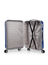 Load image into Gallery viewer, Teakwood Unisex Blue Trolley Bag - Medium