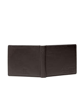Load image into Gallery viewer, Teakwood Unisex Genuine Leather Brown Bi Fold RFID Solid Wallet
