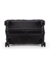 Load image into Gallery viewer, Unisex Black Textured Hard-Sided Large Trolley Suitcase