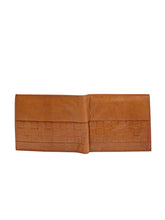 Load image into Gallery viewer, Teakwood Genuine Leather Tan Colour Two Fold Wallet