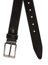 Load image into Gallery viewer, Teakwood Men Black Genuine Leather Belt - Clearance sale