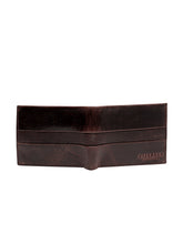 Load image into Gallery viewer, Teakwood Genuine Leather Brown Colour Two Fold Wallet