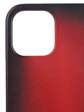 Load image into Gallery viewer, Unisex Red Solid Leather iPhone 13 Pro Max/12 Pro Max Mobile Back Case