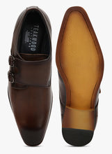 Load image into Gallery viewer, Teakwood Men Genuine Leather Double-Strap Monk Shoes