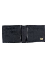 Load image into Gallery viewer, Teakwood Unisex Genuine Leather Brown Bi Fold RFID Solid Wallet with stitch embroidery