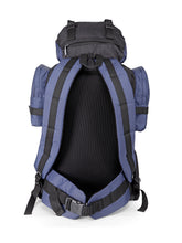 Load image into Gallery viewer, Teakwood Leathers Unisex Blue & Black Colourblocked Rucksack