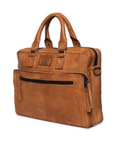 Load image into Gallery viewer, Teakwood Genuine Leather Laptop bag