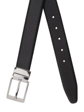 Load image into Gallery viewer, Men Black & Brown Reversible Genuine Leather Belt