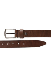 Load image into Gallery viewer, Teakwood Genuine Leather Men Brown Solid Belt