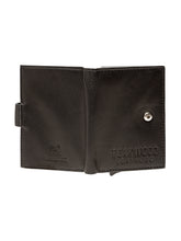 Load image into Gallery viewer, Teakwood Genuine Leathers Men Black Solid Leather Card Holder