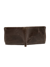 Load image into Gallery viewer, Teakwood Genuine Leathers Men Brown Solid Zip Around Wallet