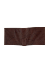 Load image into Gallery viewer, Teakwood Men Genuine Leather Brown Solid Bi fold Wallet