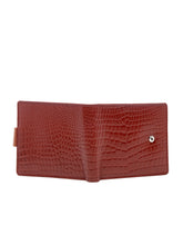 Load image into Gallery viewer, Teakwood Unisex Genuine Leather Tan Bi Fold RFID Solid Wallet