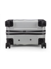 Load image into Gallery viewer, Unisex Silver Textured Hard-Sided Large Trolley Suitcase