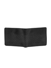 Load image into Gallery viewer, Teakwood Men Genuine Leather Black Bi fold wallets