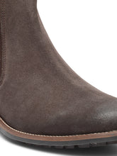 Load image into Gallery viewer, Teakwood Men Brown Solid Suede Leather High-Top Flat Boots